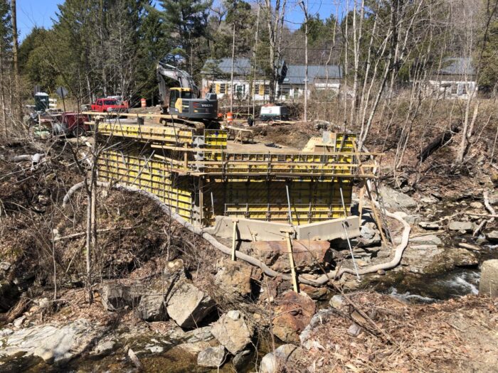 LEVERETT - Miller's Road over Roaring Brook Bridge